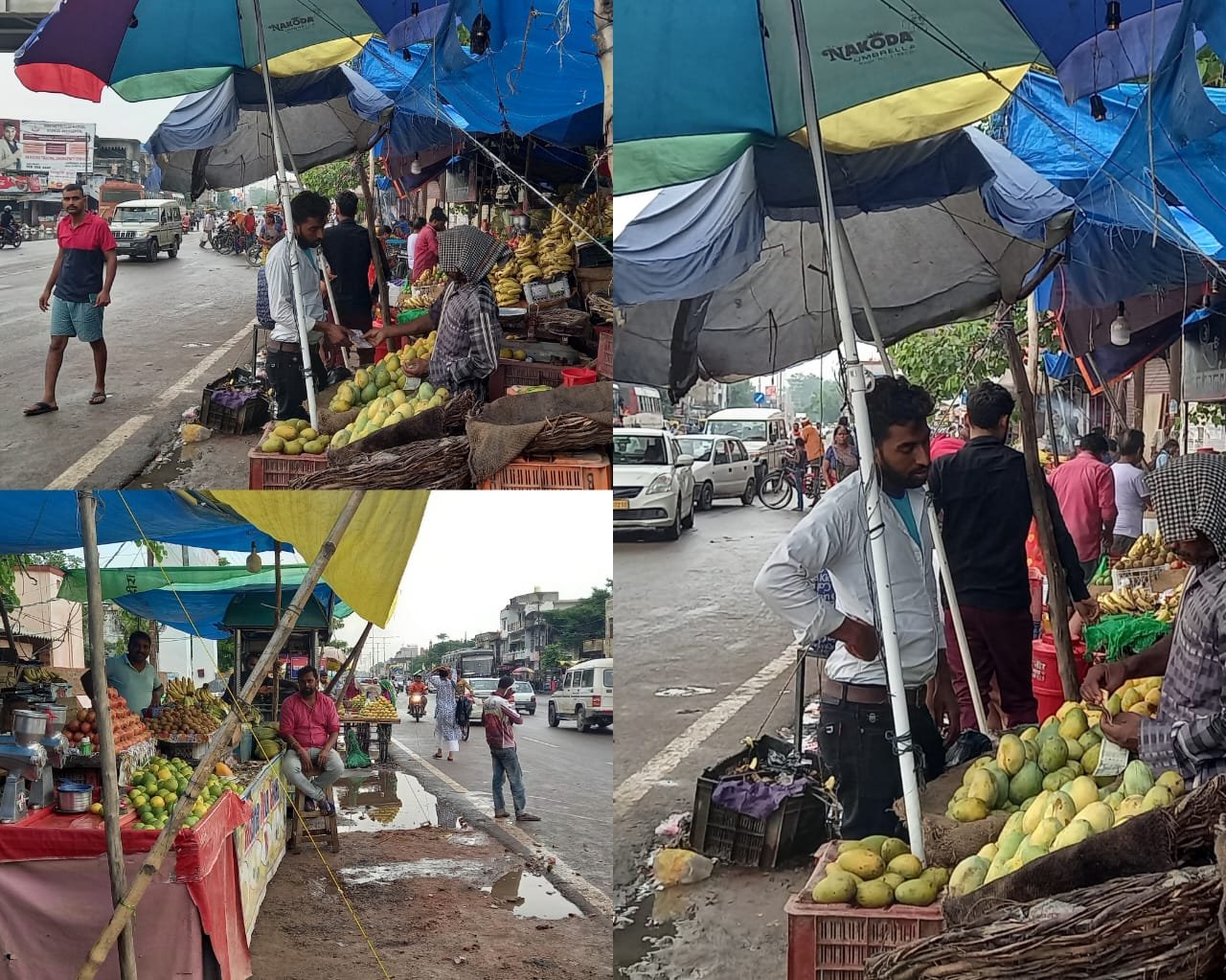 Raibareli-राजमार्ग पर अवैध अतिक्रमण लगातार जारी, अतिक्रमणकारियों के हौसले बुलंद