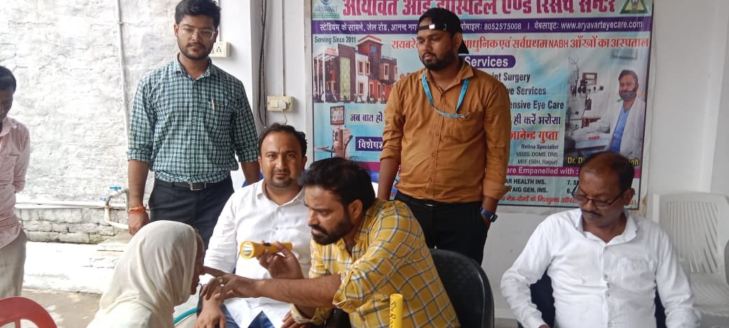 Raibareli-रेहान कजियाना के आवास पर निशुल्क नेत्र परीक्षण शिविर का सफल आयोजन*