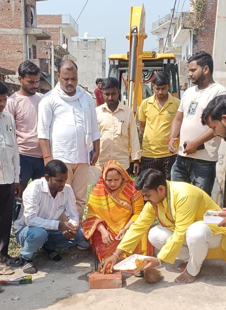 रायबरेली-दस लाख की लागत से बनेगा नाला, जल भराव से मिलेगी निजात,,,,