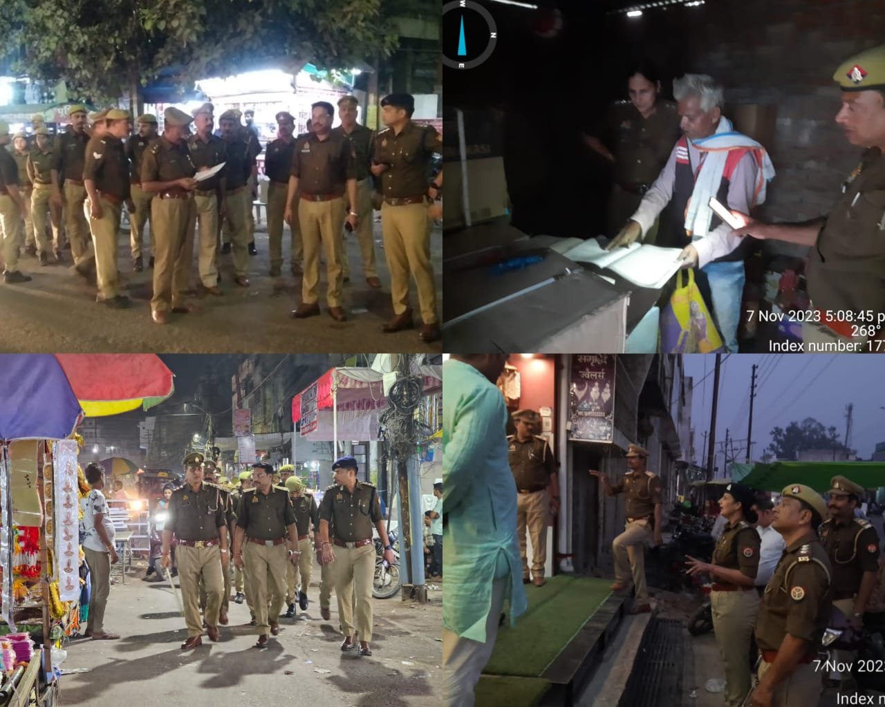 Raibareli-क्षेत्राधिकारी  द्वारा पैदल गश्त एवं सरकारी मॉडल शॉप की चेकिंग     