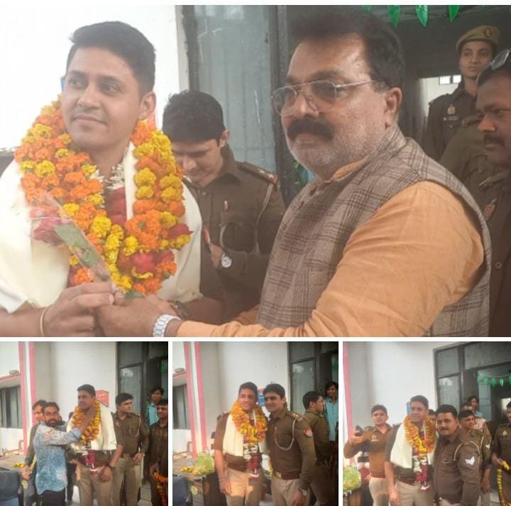 रायबरेली-उपनिरीक्षक के तबादले के बाद कोतवाली में आयोजित हुआ विदाई समारोह,,,,,