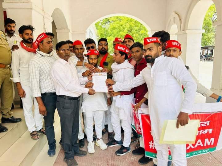 Raibareli-समाजवादी छात्र सभा ने जांच हेतु महामहिम राज्यपाल को भेजा ज्ञापन