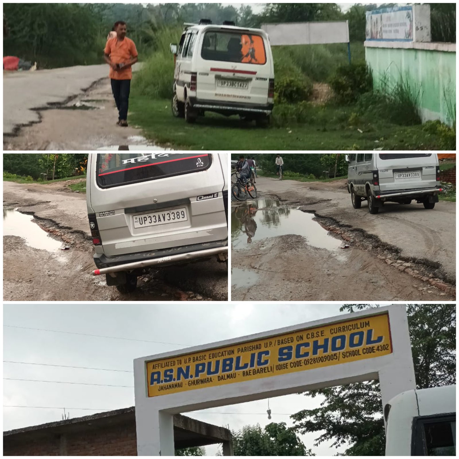 Raibareli-ए एस एन पब्लिक स्कूल के वाहन उड़ा रहे हैं नियमों की धज्जियां