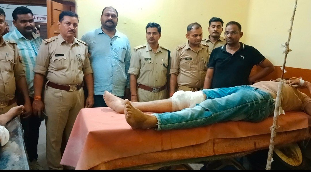 Raibareli: डलमऊ पुलिस व एसओजी टीम और बदमाशों के बीच हुई मुठभेड़