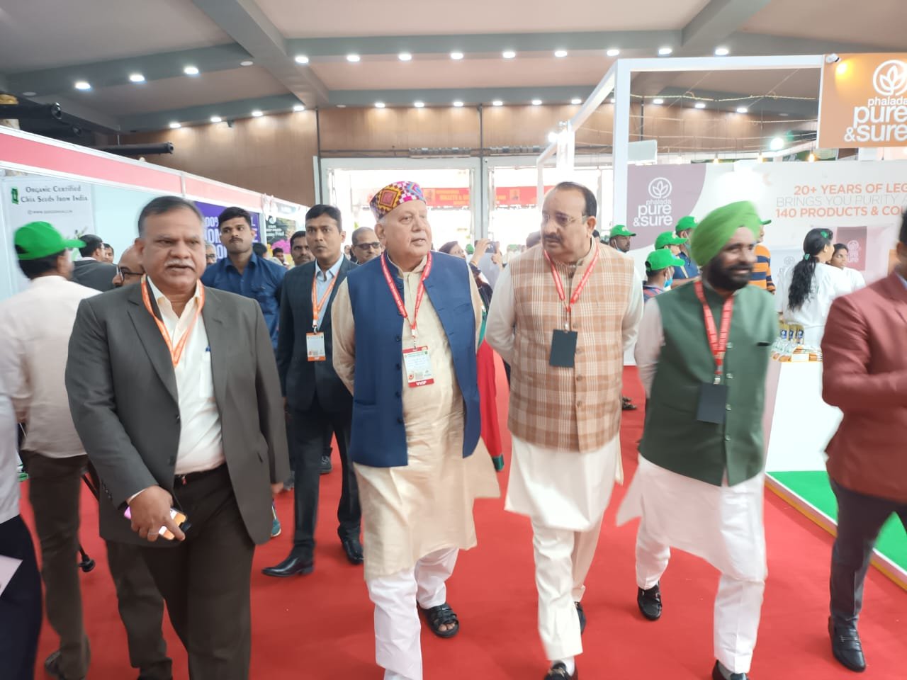 यूपी-उद्यान मंत्री दिनेश प्रताप सिंह ने बंगलुरु में इंटरनेशनल ट्रेड फेयर ऑन मिलेट्स एंड ऑर्गेनिक कार्यक्रम में किया प्रतिभाग