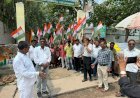 रायबरेली छात्र-छात्राओं ने हाथों में लिया तिरंगा, भारत माता के जयकारों से गुंजायमान हुआ कस्बा