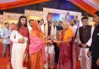 रायबरेली-भव्य श्री शिव महापुराण कथा में सम्मिलित हुईं  राज्यपाल आनंदीबेन पटेल