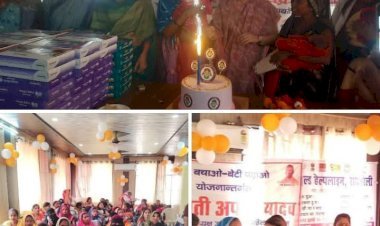 रायबरेली-राज्य महिला आयोग की उपाध्यक्ष अपर्णा यादव ने नवजात कन्याओं को वितरित किए किट