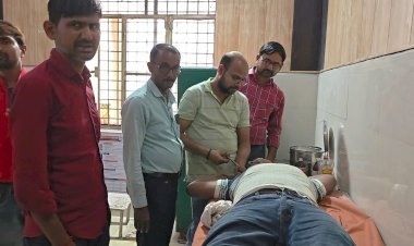 रायबरेली-अज्ञात कार ने बाइक सवार को पीछे से मारी जोरदार टक्कर, हालत गंभीर