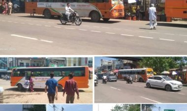 रायबरेली-अवैध अतिक्रमण के कारण डेंजरस जोन बनता जा रहा है कस्बे का मुख्य चौराहा