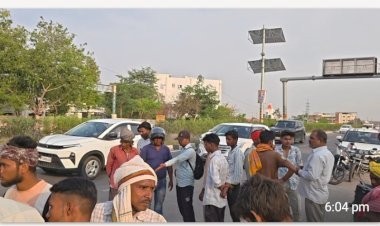 रायबरेली-हाईवे किनारे गलत तरीके से खड़े ट्रक से टकराया बाइक सवार, परीक्षण के दौरान मृत घोषित