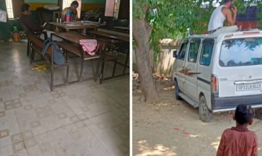 रायबरेली-कंपोजिट विद्यालय के कारनामों से नाराज ग्रामीणों में आक्रोश, वीडियो वायरल