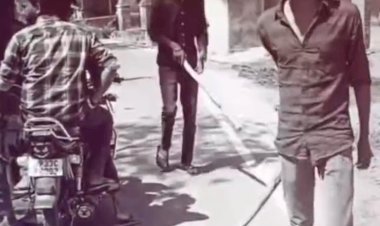 रायबरेली-हाथों में डंडा व मुह में कपड़ा बांध कर बनाई गई रील