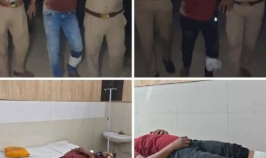 रायबरेली-दम्पति के साथ लूट की घटना को अंजाम देने वाले दो अभियुक्त पुलिस मुठभेड़ में हुए गिरफ्तार