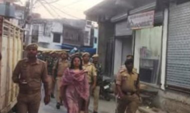 रायबरेली-बकरीद पर्व को लेकर पुलिस अलर्ट मोड में, सीओ ने किया फ्लैग मार्च