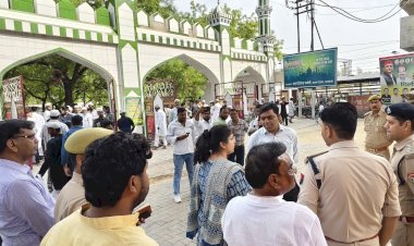 रायबरेली-डीएम-एसपी ने ईदगाह स्थल का भ्रमण कर व्यवस्थाओं का लिया जायजा