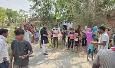रायबरेली: भाजपा नेता अनुष्ठान सिंह जहाजी के नेतृत्व में 400 मीटर इंटरलॉकिंग मार्ग निर्माण कार्य का हुआ शुभारंभ
