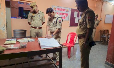 रायबरेली: एसपी रवि कुमार के औचक निरीक्षण से जगतपुर थाने में मचा हड़कंप