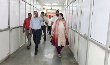 जिलाधिकारी ने रायबरेली विकास प्राधिकरण कार्यालय का किया निरीक्षण
