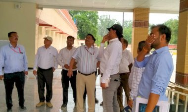 रायबरेली निर्माण कार्य में गड़बड़ी देख रेलवे के मुख्य प्रशासनिक अधिकारी का चढ़ गया पारा