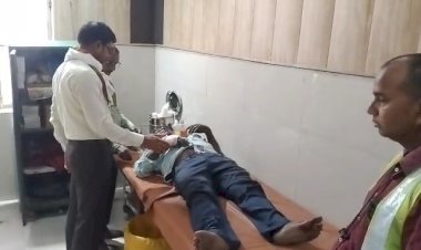 रायबरेली तेज रफ्तार वाहन की टक्कर से एक व्यक्ति गंभीर घायल, जिला अस्पताल रेफर