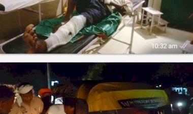 रायबरेली-अज्ञात पिकअप की टक्कर से बाइक सवार दो युवक घायल, एक की हालत गंभीर