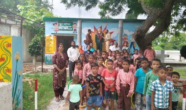 रायबरेली-शहीद को नमन कर नवागंतुक बीईओ ने किया पीएम श्री विद्यालय का औचक निरीक्षण