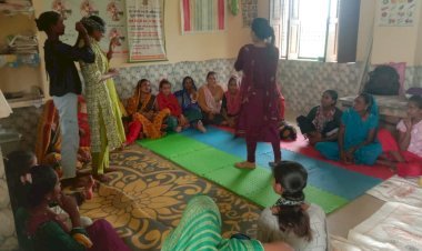 रायबरेली 8 ग्राम सभाओं में महिलाओं और किशोरियों को दिया नेतृत्व क्षमता विकास का प्रशिक्षण