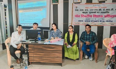 रायबरेली-खंड शिक्षा अधिकारी के नेतृत्व में ब्लॉक सतांव में पांच दिवसीय FLN प्रशिक्षण का संचालन
