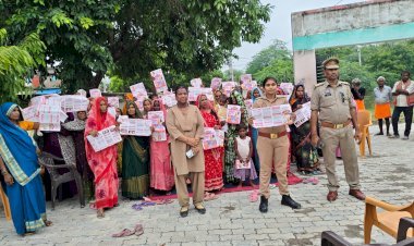 रायबरेली  मिशन शक्ति टीम द्वारा 'बहू-बेटी सम्मेलन' व चौपाल का किया गया सफल आयोजन