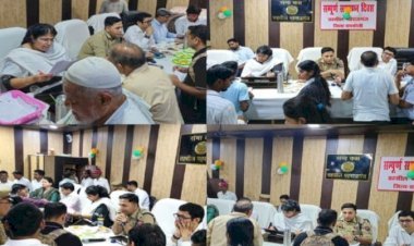 रायबरेली डीएम-एसपी ने तहसील महराजगंज में सम्पूर्ण समाधान दिवस में फरियादियों की सुनी समस्याए