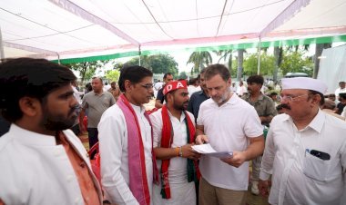 रायबरेली-कारगिल शहीद राजेंद्र यादव के नाम पर चौराहे के नामकरण की मांग, राहुल गांधी से मिले अखिलेश माही