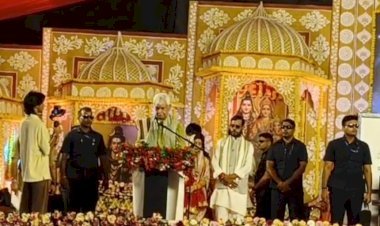 रायबरेली पहुंचे जम्मू-कश्मीर के उपराज्यपाल मनोज सिन्हा, शिव महापुराण कथा में हुए शामिल