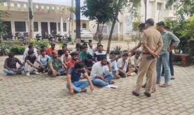 रायबरेली: भाजयुमो कार्यकर्ताओं ने हरचंदपुर थाने में दिया धरना, कार्रवाई की मांग