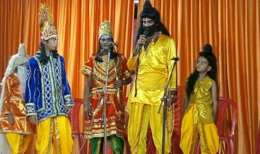 श्री खालिस हाट रामलीला समिति में शिव आगमन, ताड़का वध की लीला का भव्य मंचन