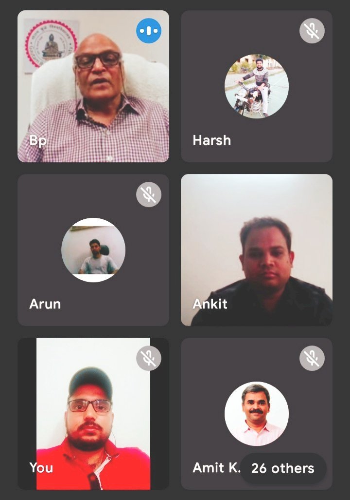 कोरोना महामारी के बीच शानदार ढंग से सम्पन्न हुई अलम्नाय (Alumni) सगोष्ठी