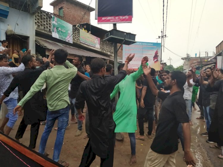 Raibareli- सातवीं मोहर्रम इमाम हुसैन के भतीजे कासिम की याद में,,,,,,