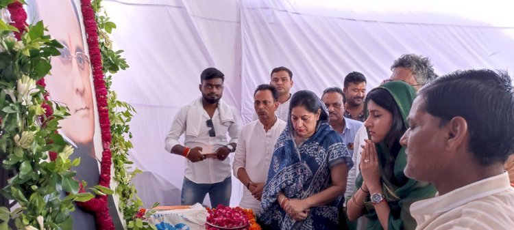 रायबरेली के जननायक की तृतीय पुण्यतिथि आज,बेट़ी अदिति ने पिता को अर्पित की पुष्पांजलि