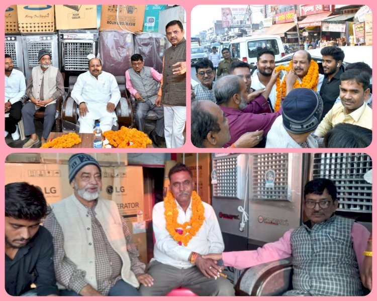 Raibareli-व्यापार मंडल अध्यक्ष ने प्रदेश सरकार के मंत्री को व्यापारी समस्याओं से कराया अवगत कराया