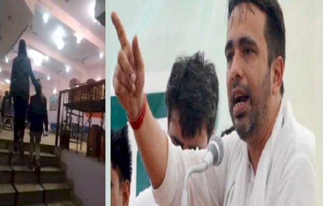 जयंत चौधरी ने वीडियो ट्वीट कर प्रशासन पर लगाए गंभीर आरोप- शटर बंद कर भाजपा कार्यालय में चलता है काम