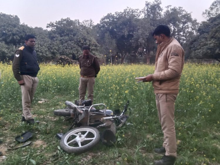 रायबरेली-दो बाइकों की आमने सामने  भिड़ंत  बाइक सवार  युवक गंभीर रूप से घायल,रेफर 