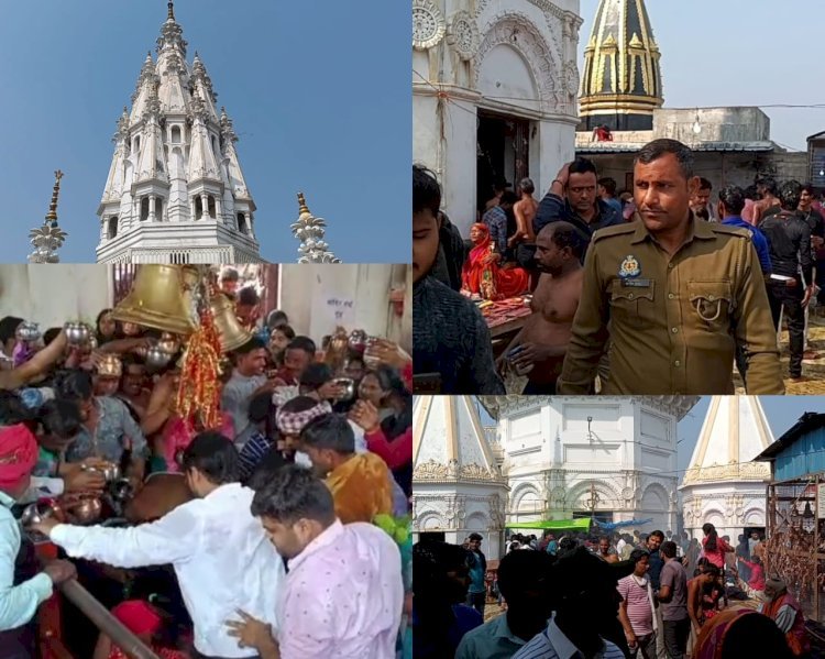 Rainareli-भवरेश्वर मंदिर में लाखों की संख्या में भक्तों ने किया जलाभिषेक 