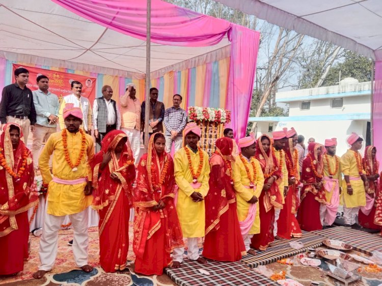 Raibareli-मुख्यमंत्री सामूहिक विवाह में 86 जोड़ों का रीति रिवाज द्वारा विवाह हुआ संपन्न