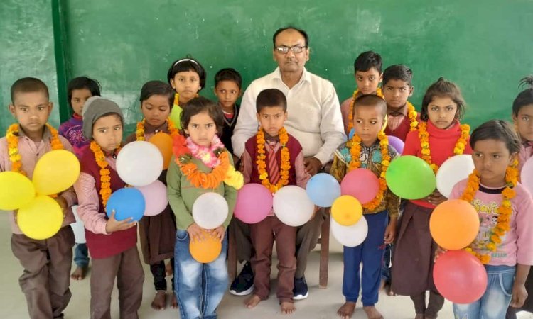 Raibareli-प्राथमिक विद्यालय-गोझवा में खूब चहके नन्हे-मुन्हें बच्चे*