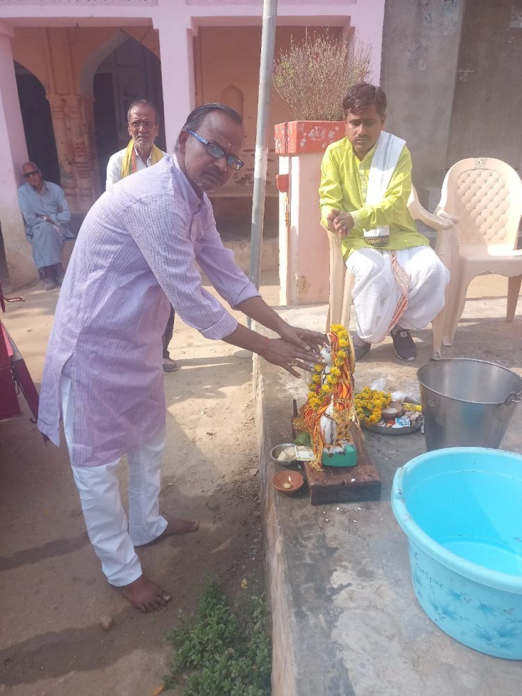 Raibareli-नीबी में गुरु गोरखनाथ मूर्ति की हुई स्थापना