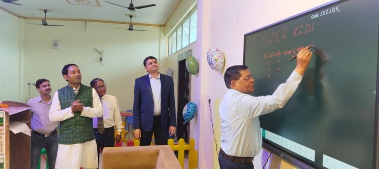 Raibareli-SDM आशाराम वर्मा ने सुपर किड्स प्ले ग्रुप का किया शुभारंभ
