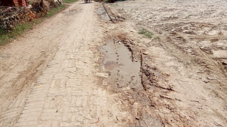 Raibareli-गोझवा-मनाखेड़ा जाने का रास्ता खराब, ग्रामीण,शिक्षक व बच्चे परेशान,जिम्मेदार मौन*