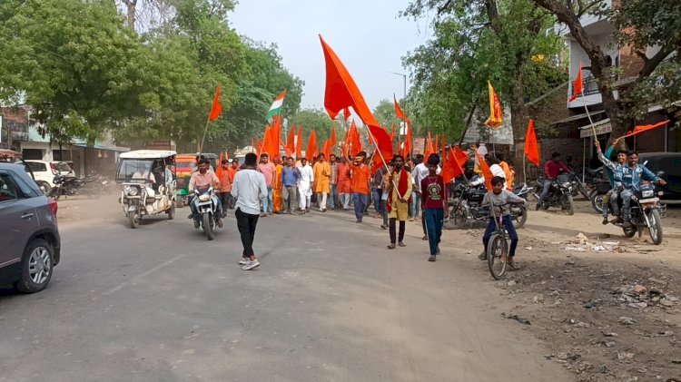 Raibareli-रामनवमी को यादगार बनाने के लिए माता मेडुली मंदिर पर अखंड पाठ का आयोजन हुआ।