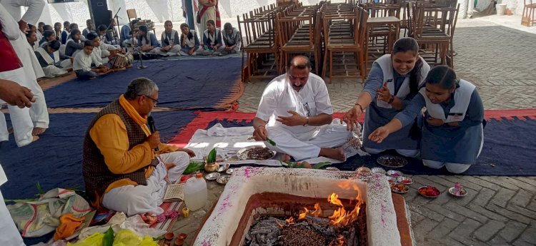 रायबरेली-सरस्वती विद्या मंदिर में नवीन सत्र क हवन पूजन के साथ हुआ आरंभ,,