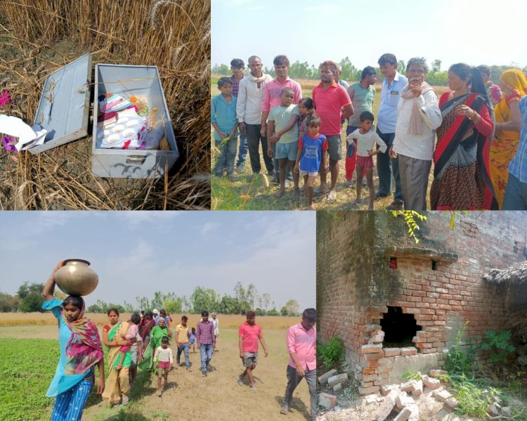 Raibareli-नकब लगाकर चोरों ने पार किये एक लाख के नकदी व आभूषण सहित घर गृहस्ती का सामान